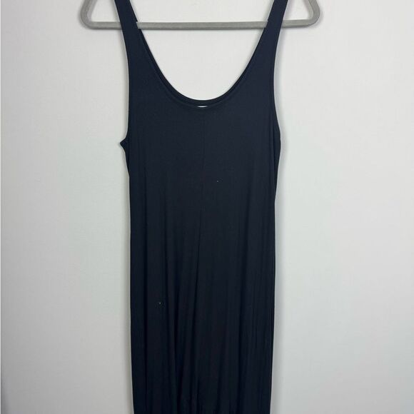 MARINE LAYER | Black Tank Style Maxi Dress with Ruffle Flare Women’s Size Small - Picture 11 of 11